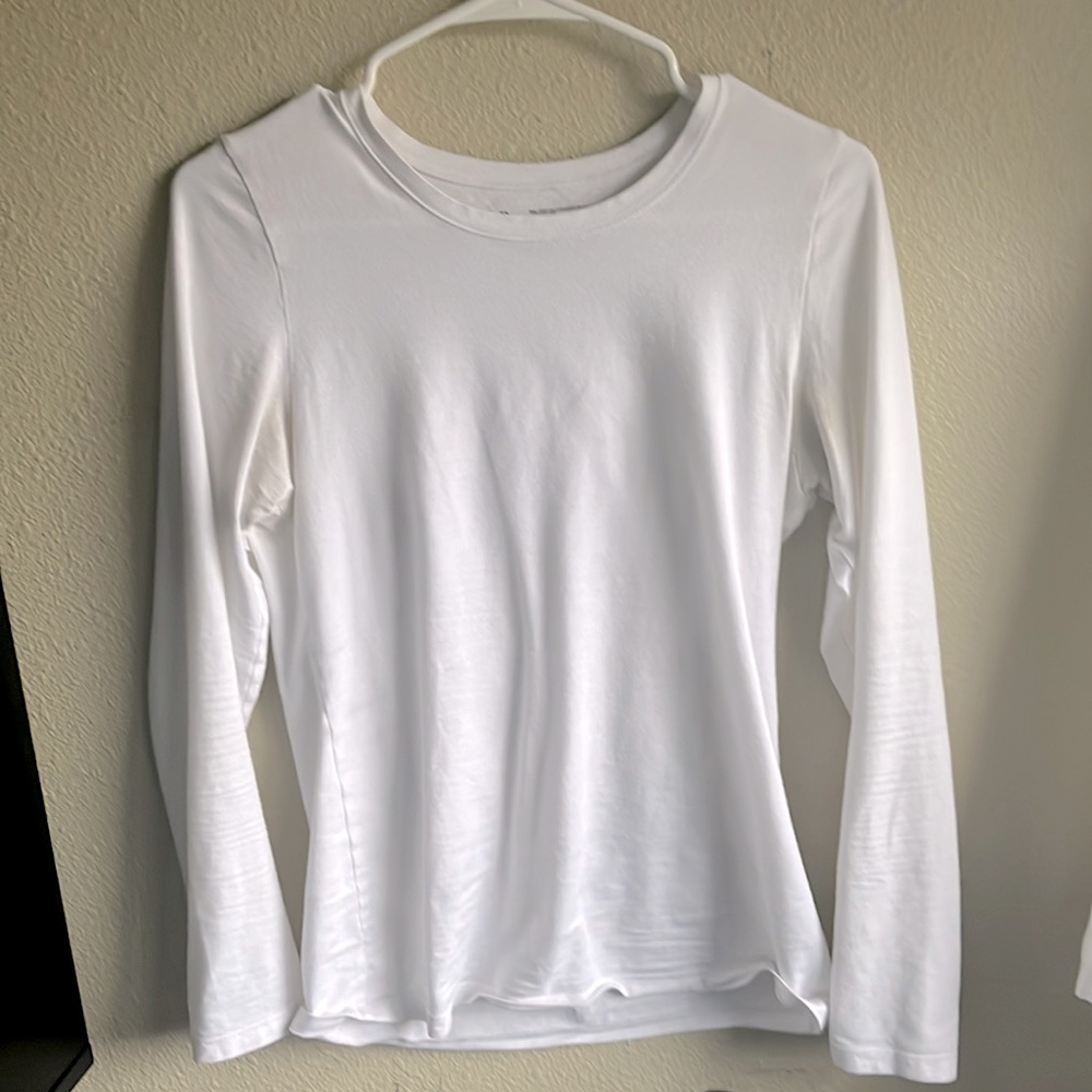 Plain White Long Sleeve Shirt